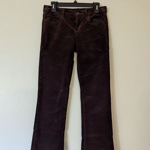 Brown corduroy pants